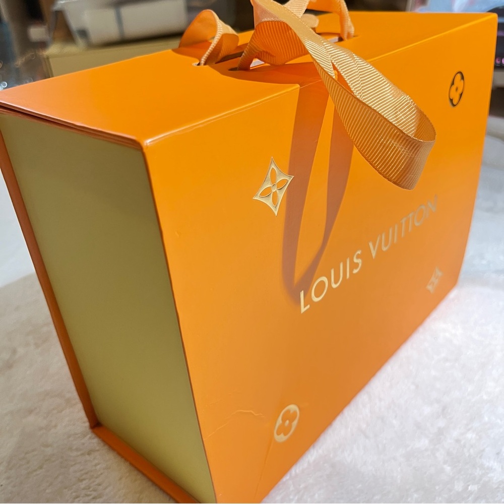 Louis Vuitton Orange Gift Box with Dustbag